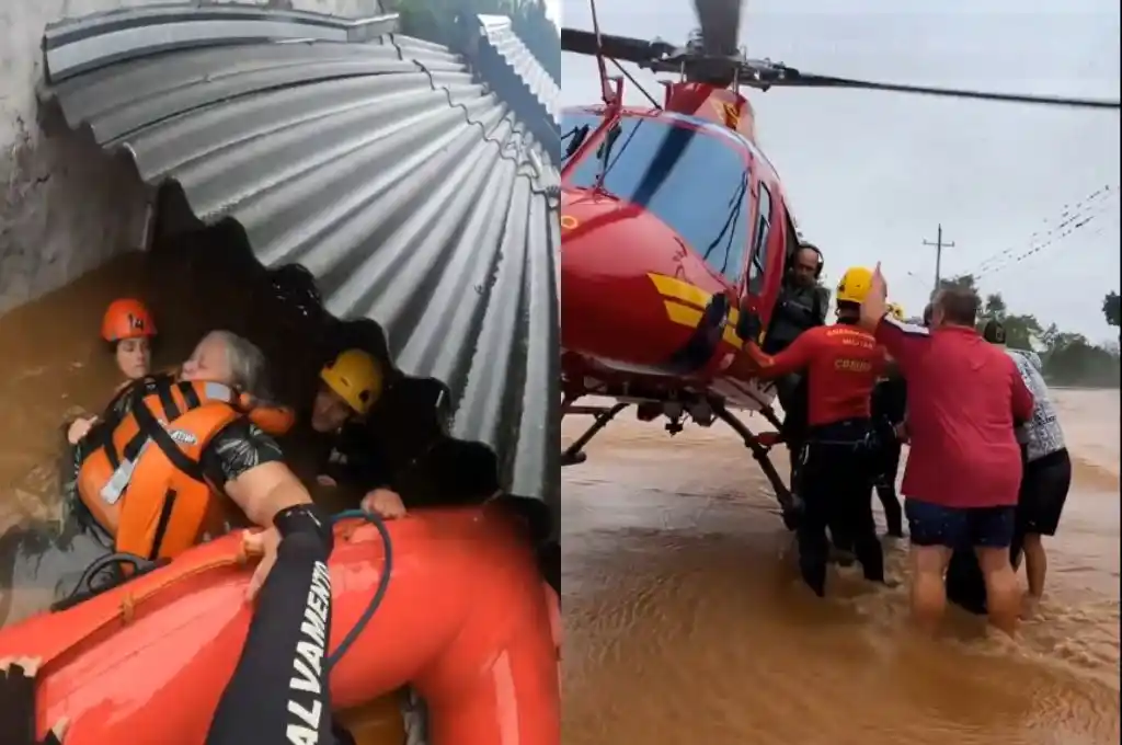Inundaciones en Brasil