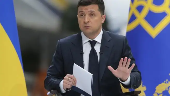 Volodomir Zelenski,presidente de Ucrania.