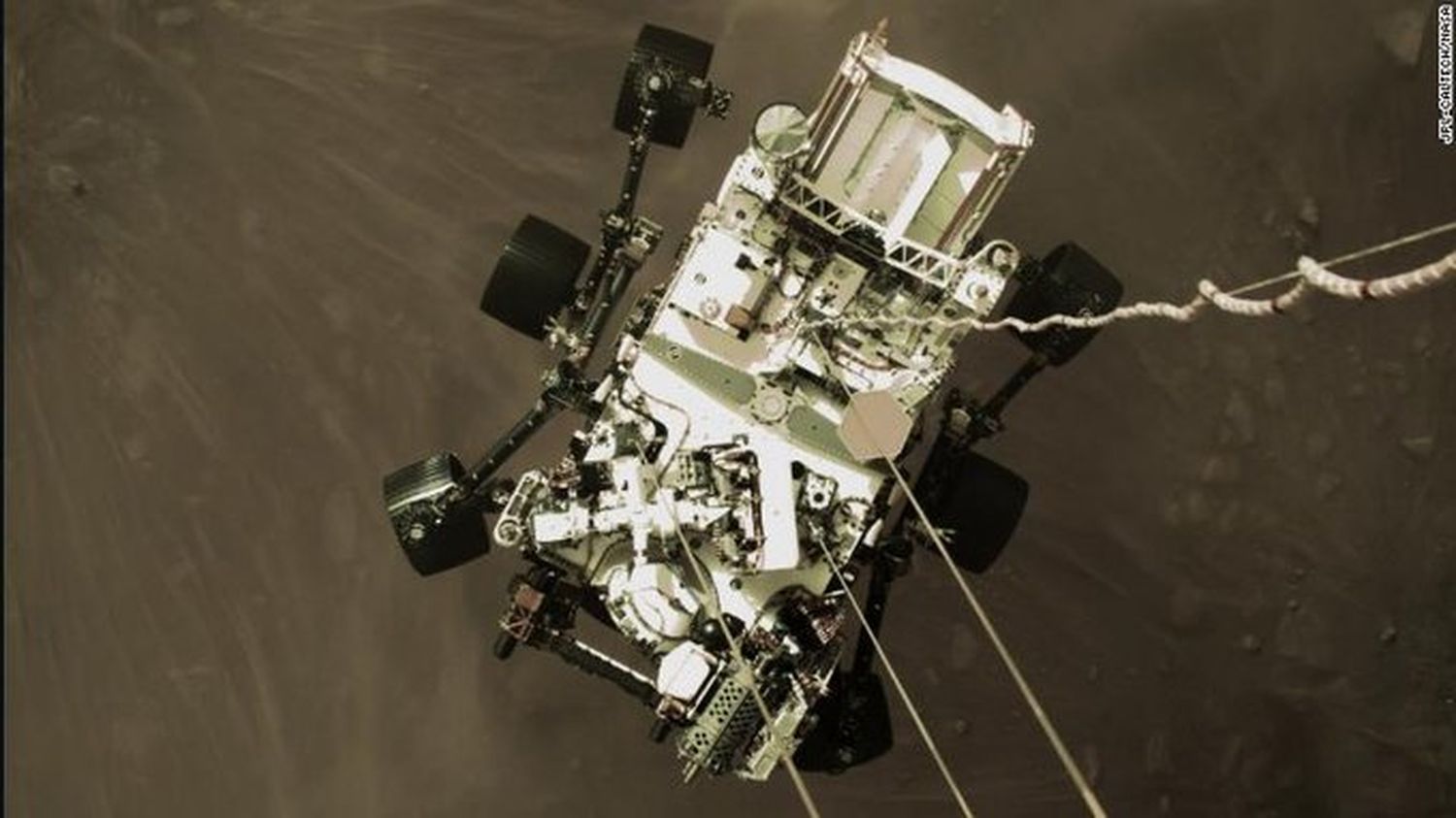 NASA revela primer audio de Marte y el primer video de llegada del Perseverance