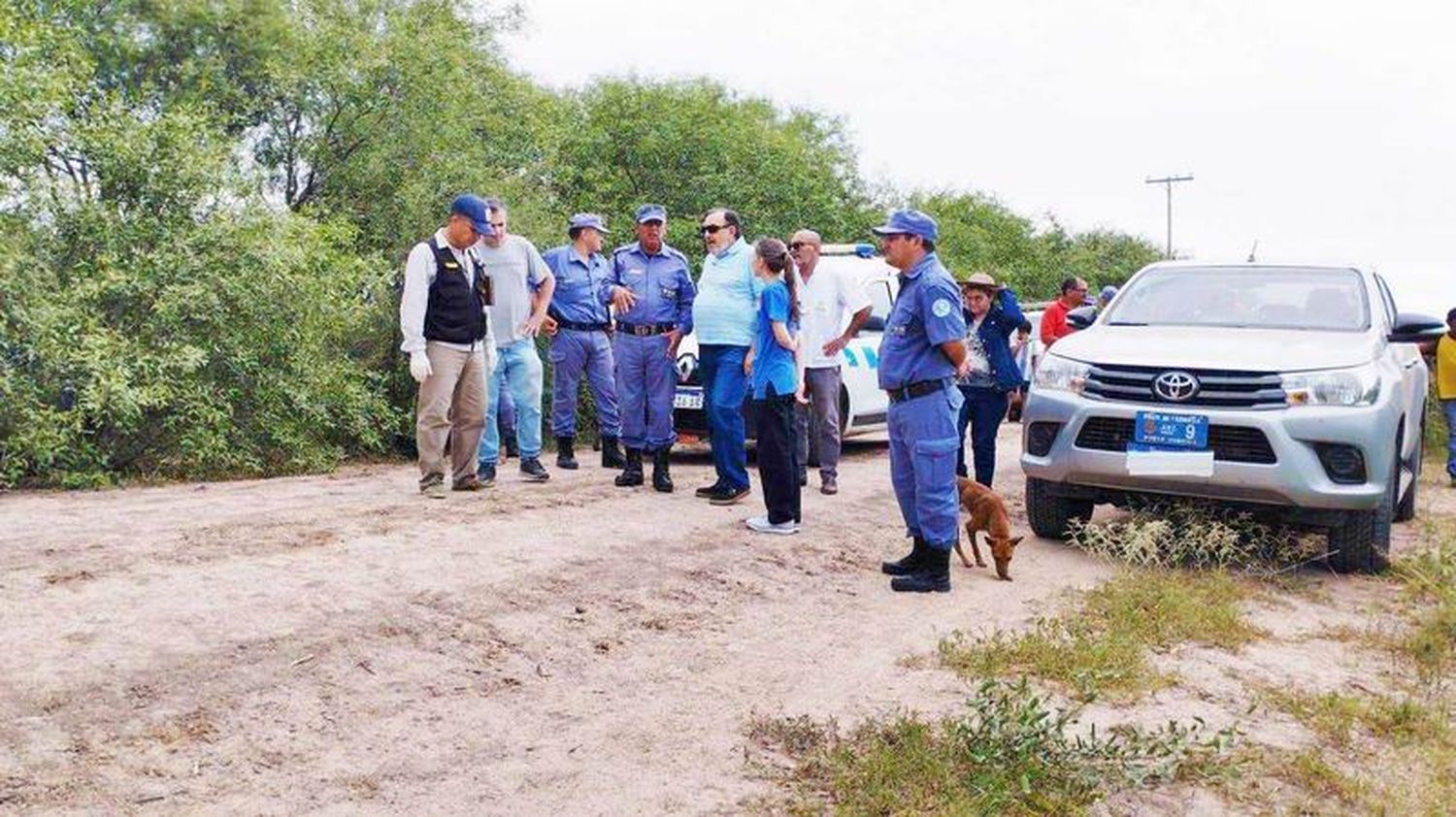 Hallaron el cuerpo de un hombre 
sin vida en el paraje Los Jubilados