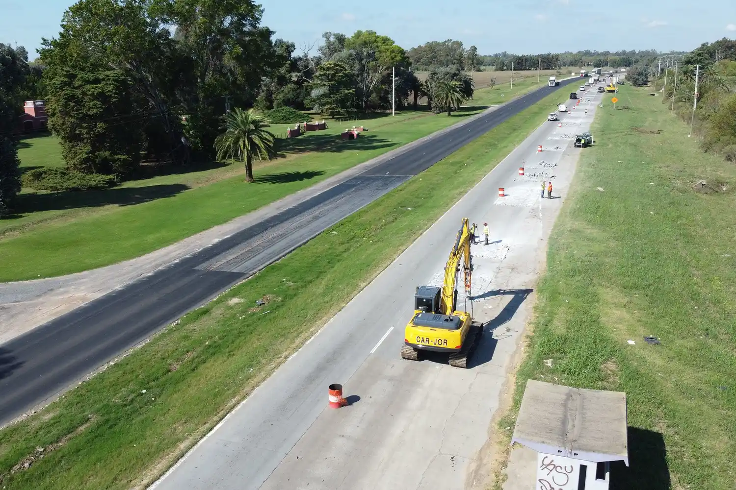 La intervención permitirá optimizar la circulación diaria, que varía entre 6000 y 35.000 vehículos según el tramo.