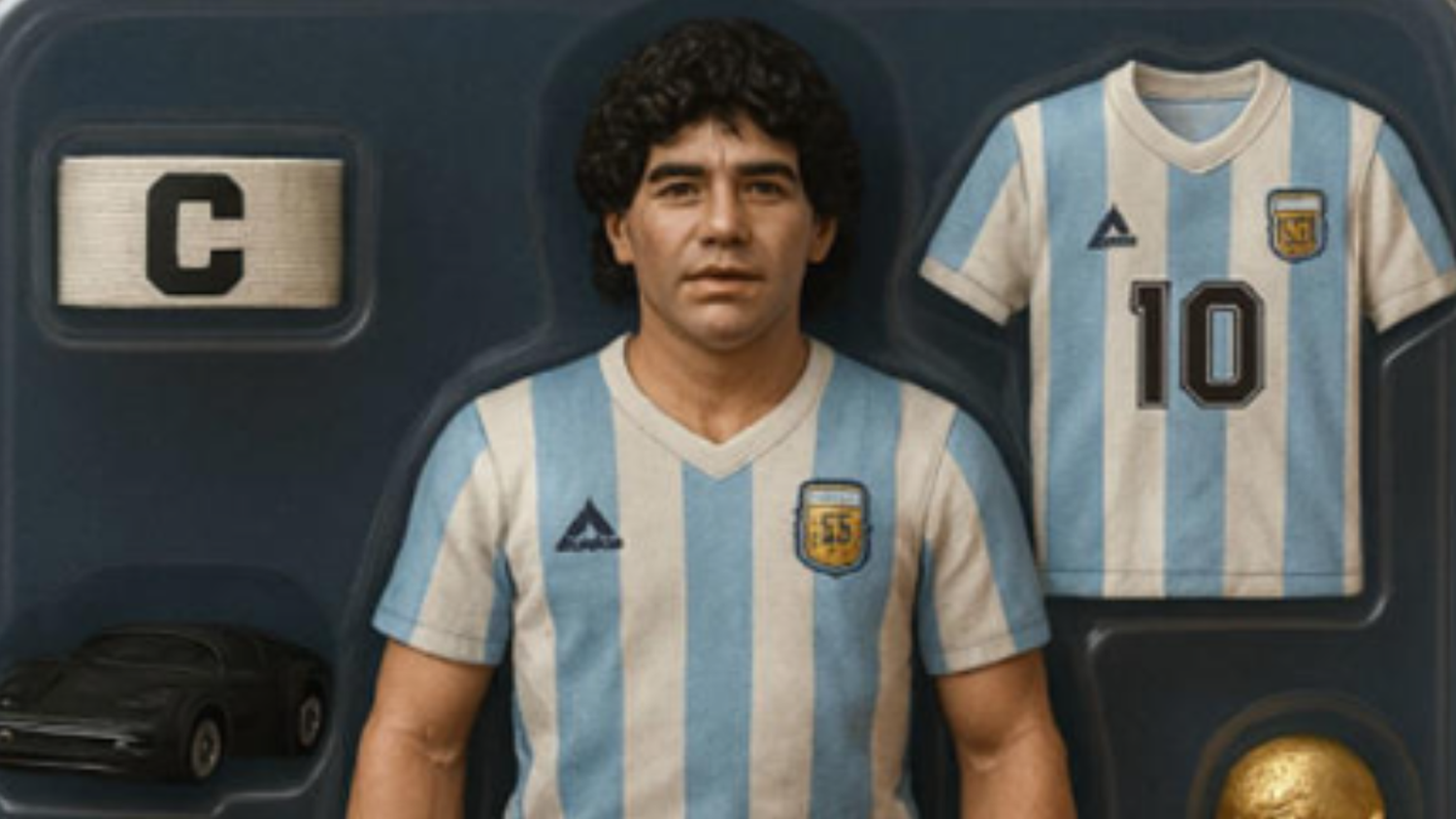 La inteligencia artificial transforma a las estrellas del fútbol en figuras de acción