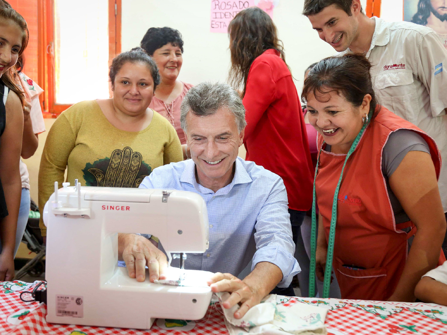 Macri, de campaña en Santiago del Estero