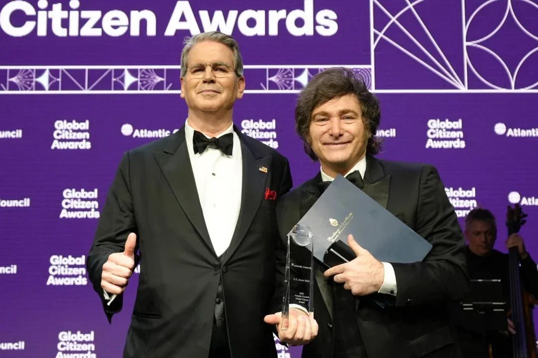 Scott Bessent y Javier Milei