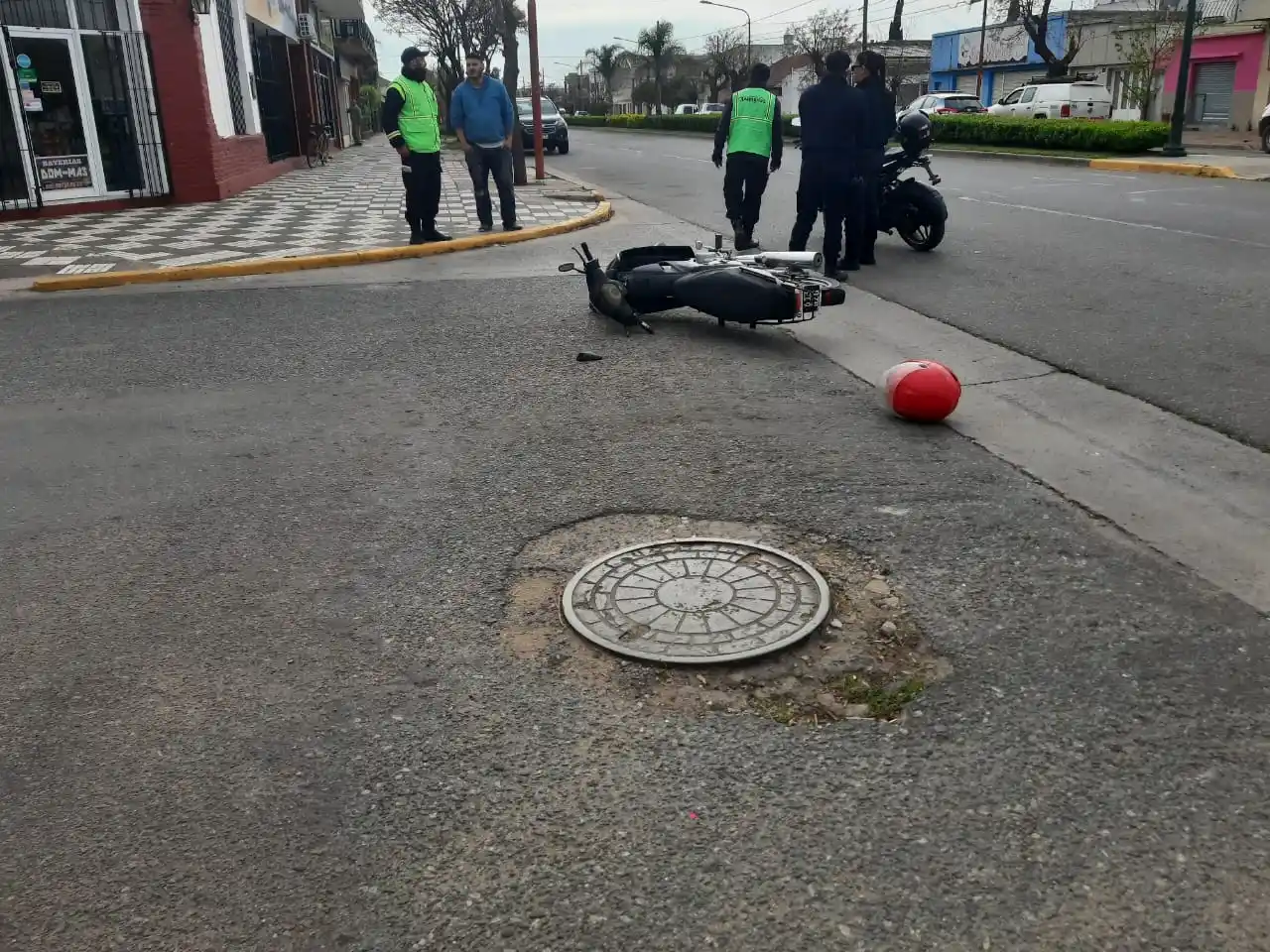 Accidente en Avenida Belgrano y French
