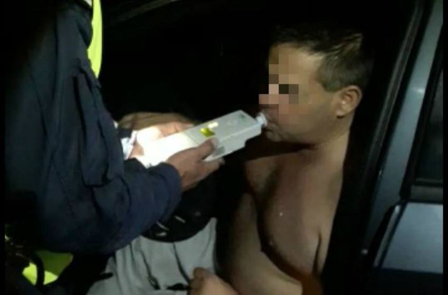 Ruta 11: interceptan a un hombre con 2,29 gramos de alcohol en sangre