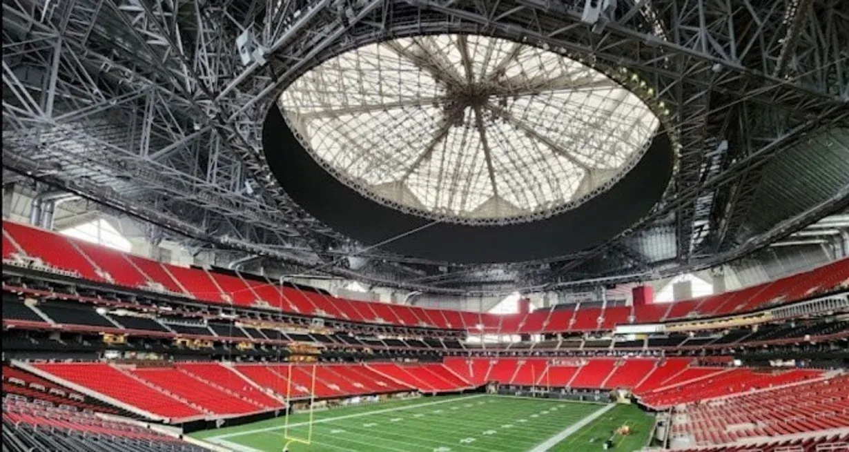 El Mercedes-Benz Stadium de Atlanta, que será el escenario del debut de la selección nacional este jueves.