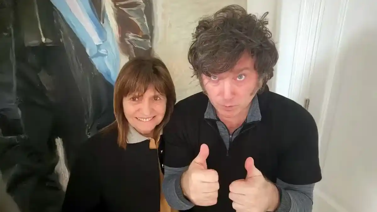 Bullrich y Milei, en la quinta de Olivos