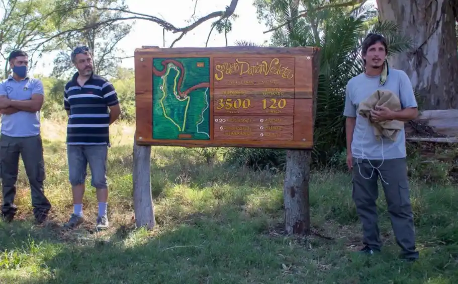 Se inauguró un nuevo sendero en la Reserva Municipal "Las Piedras"