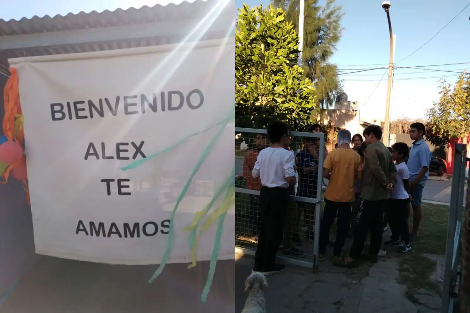 Alex, el niño mordido por un pitbull, ya está en su casa en San Pedro