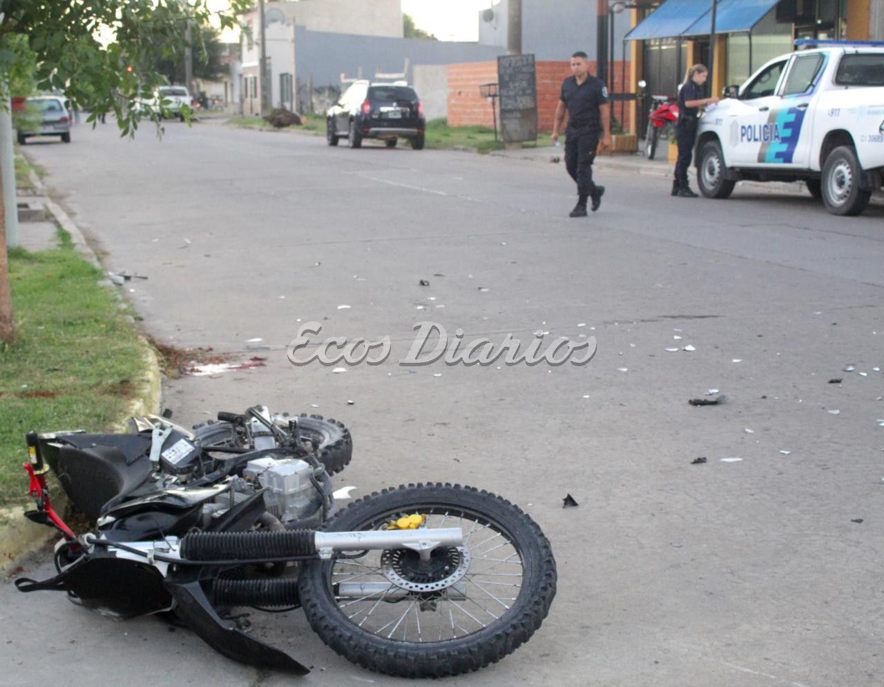Accidente minutos después