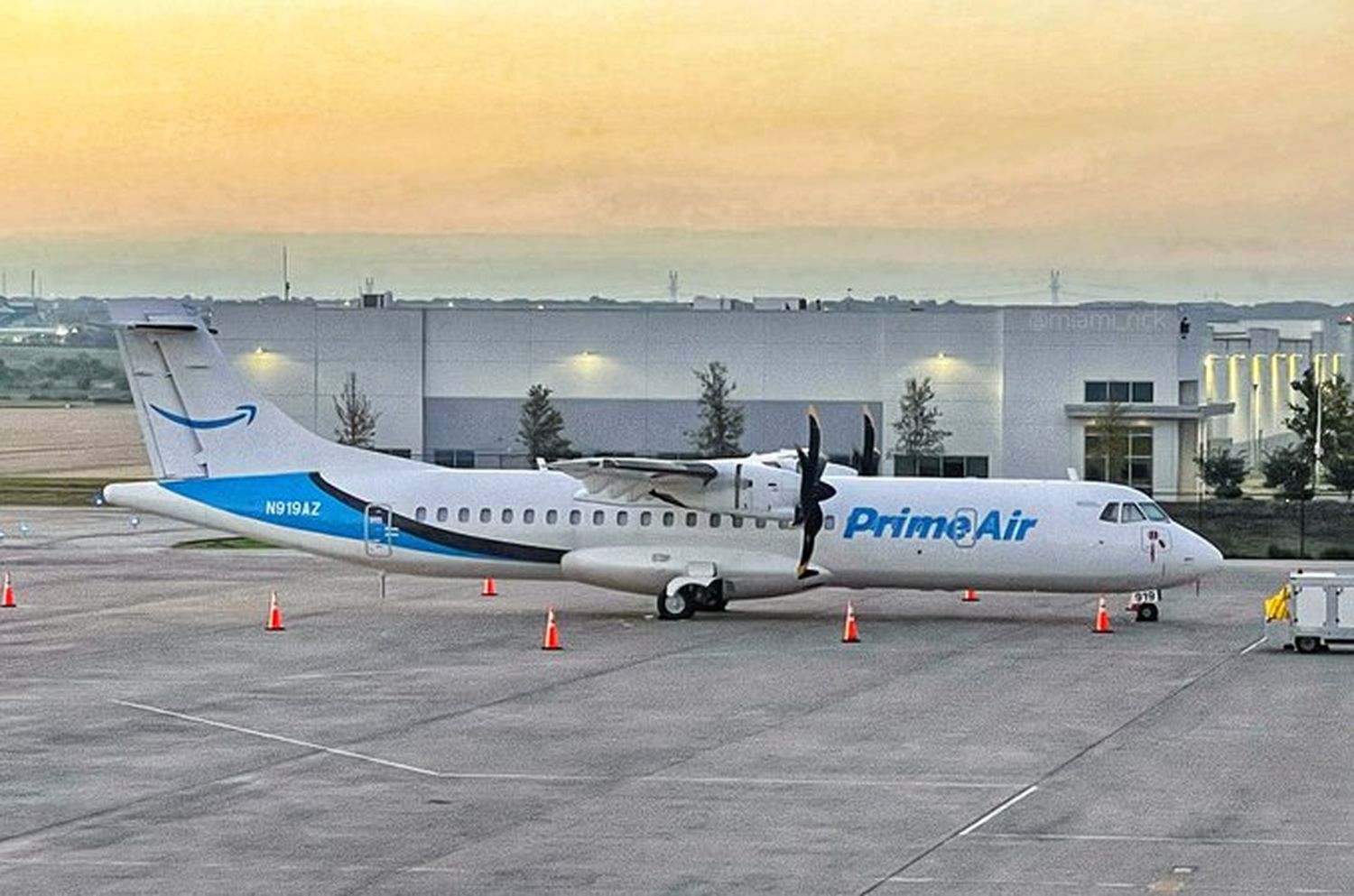 El primer ATR 72 convertido a carguero de Amazon Prime Air está listo