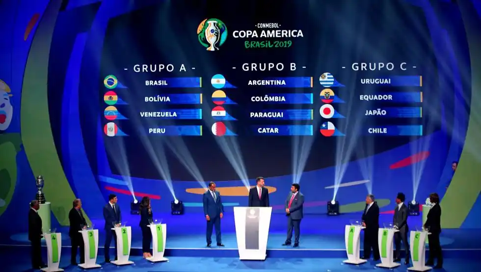 Sortearon los grupos de la Copa América