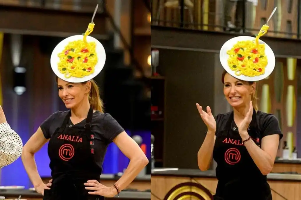 Franchín apareció con fideos en la cabeza y brotaron los memes