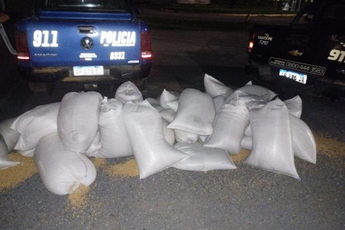Secuestró 1.500 kilos de cereal que había sido robado mediante la modalidad de 