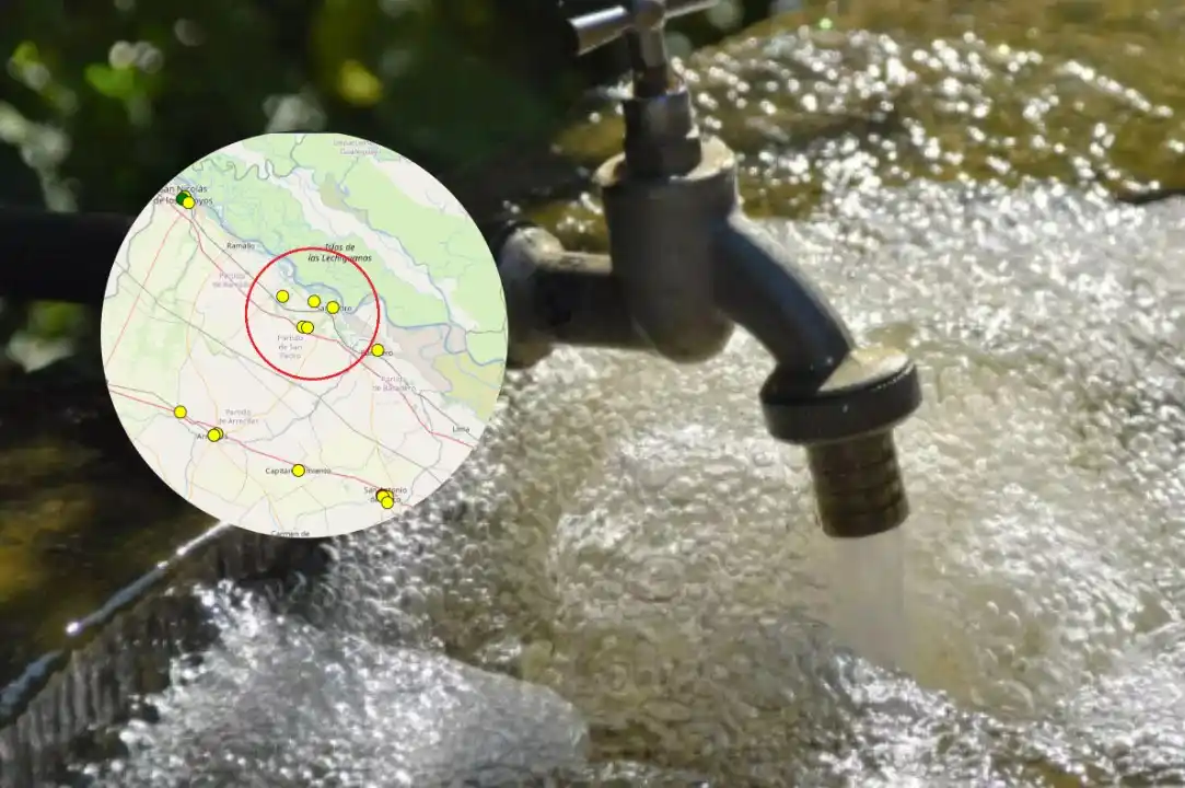 San Pedro aparece entre los municipios bonaerenses en amarillo.