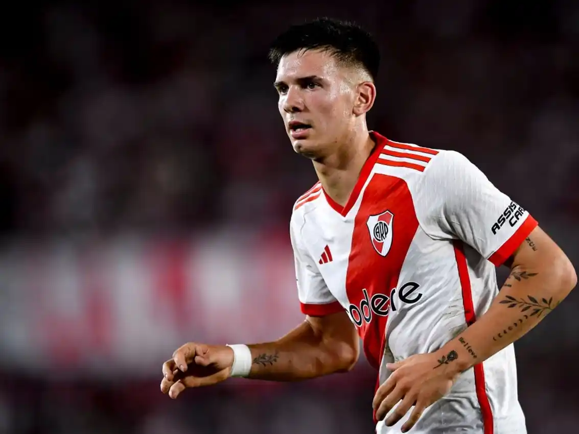 Franco Mastantuono, la figura que hoy tiene el equipo millonario.