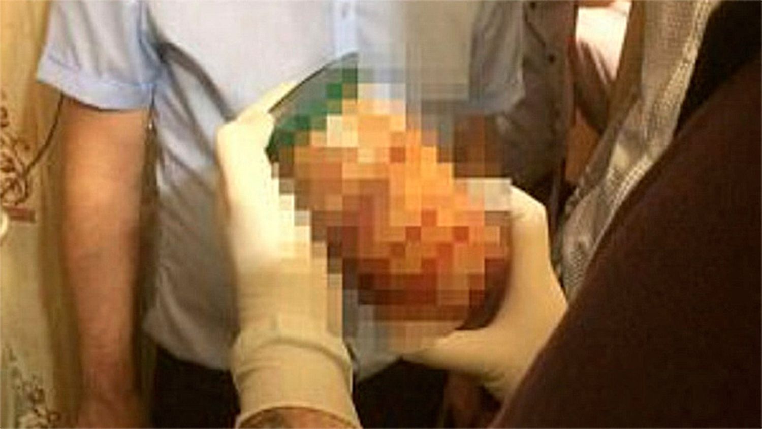 El video del departamento de la "pareja caníbal" detenida en Rusia