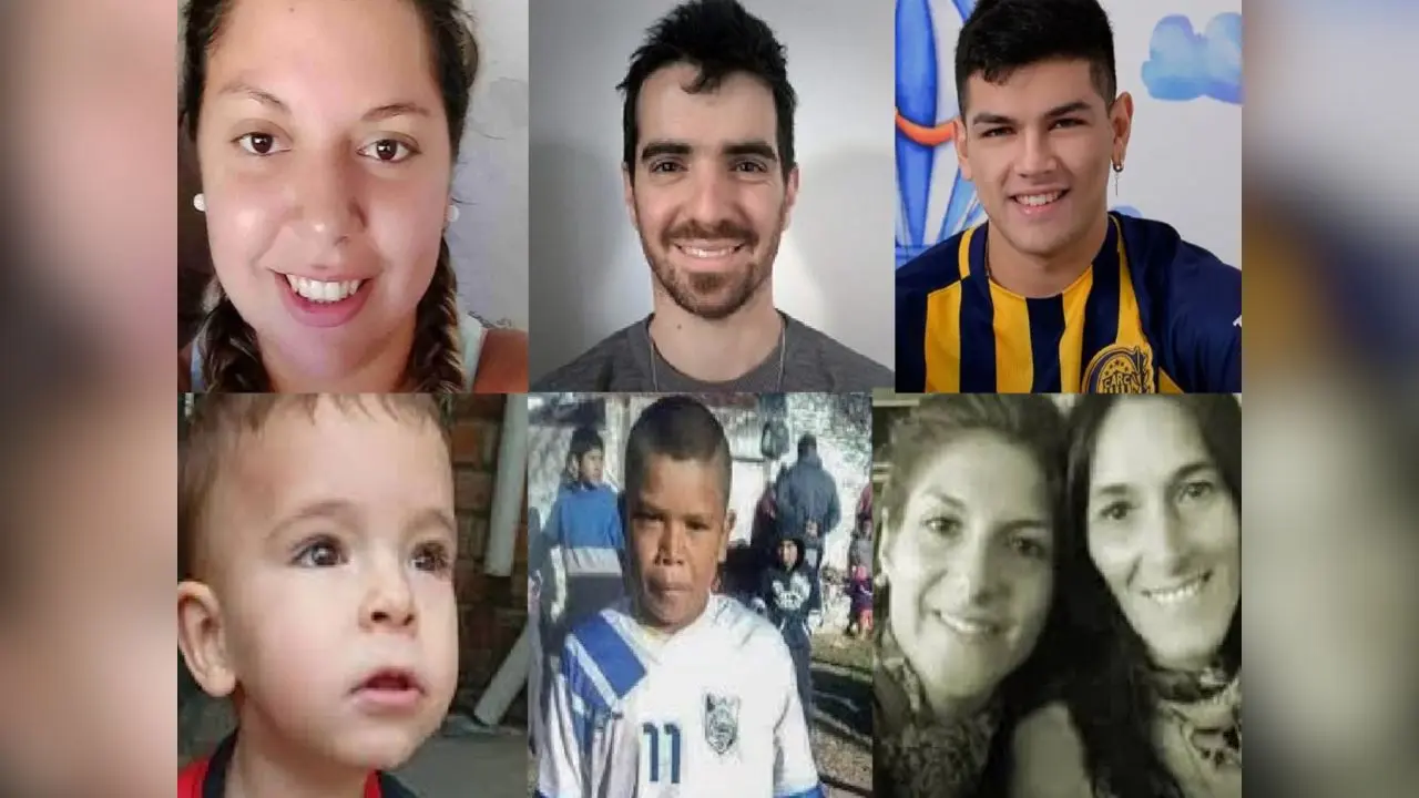 Ivana Garcilazo, Joaquín Pérez, Bruno Bussanich, Gian Mastrocola, Máximo Jerez y Virginia y Claudia Deldebbio.