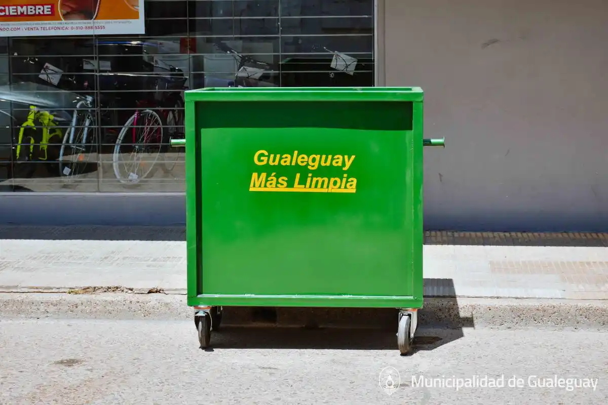 Prueban un contenedor realizado por un emprendedor local