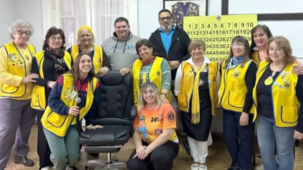 Nueva donación. Llevó a cabo el Club de Leones