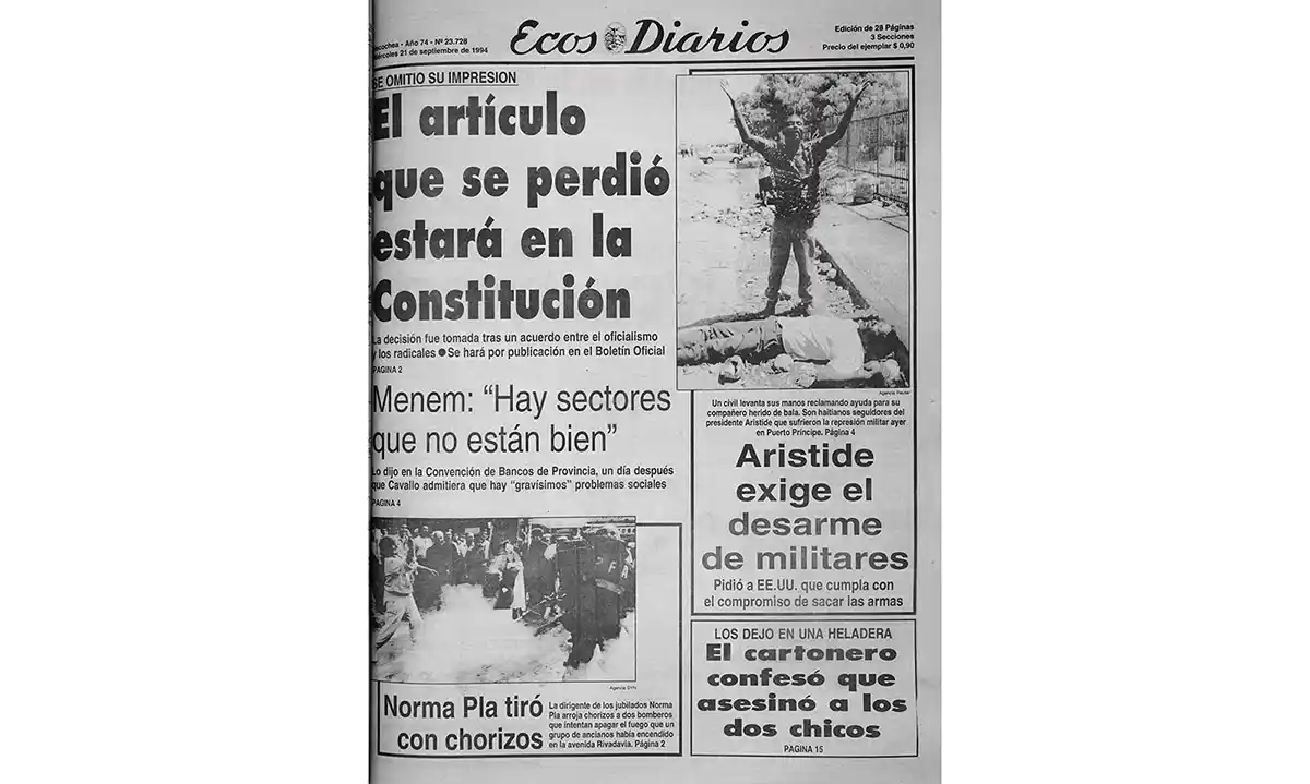 Miércoles 21 de septiembre de 1994
