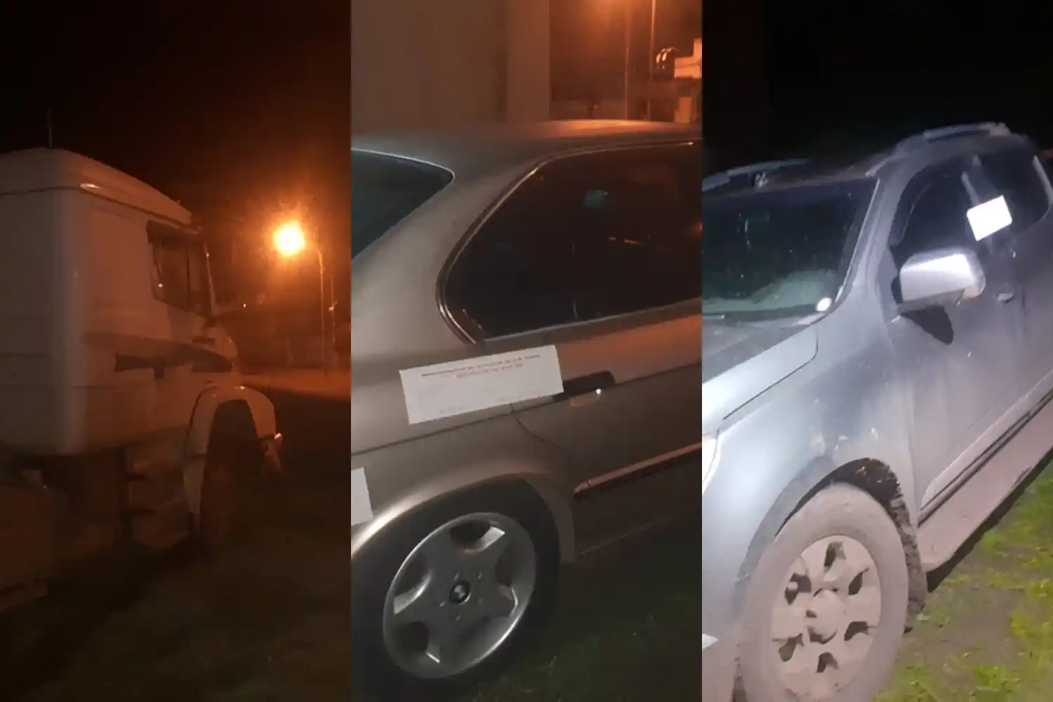 Los vehículos quedaron a disposición del Juzgado de Faltas municipal.