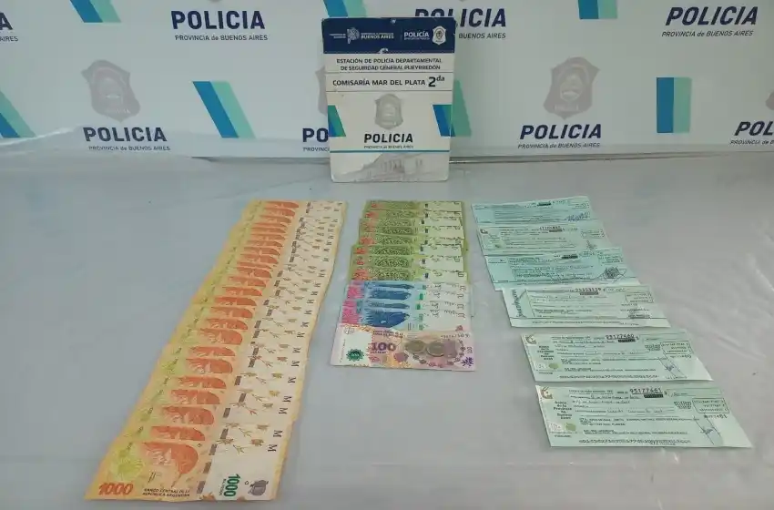 Detuvieron a un menor: forzó un auto y robó 29 mil pesos, cheques y documentación