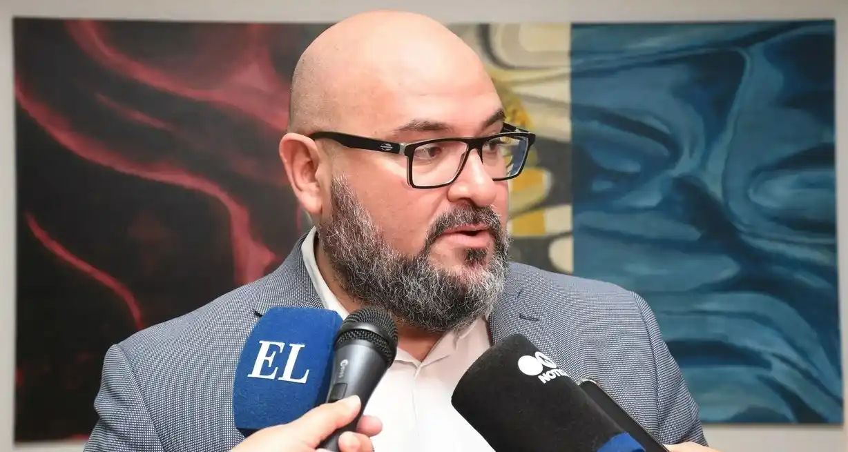 El presidente de la Convención de la UCR, Carlos Suárez. Créditos: Flavio Raina