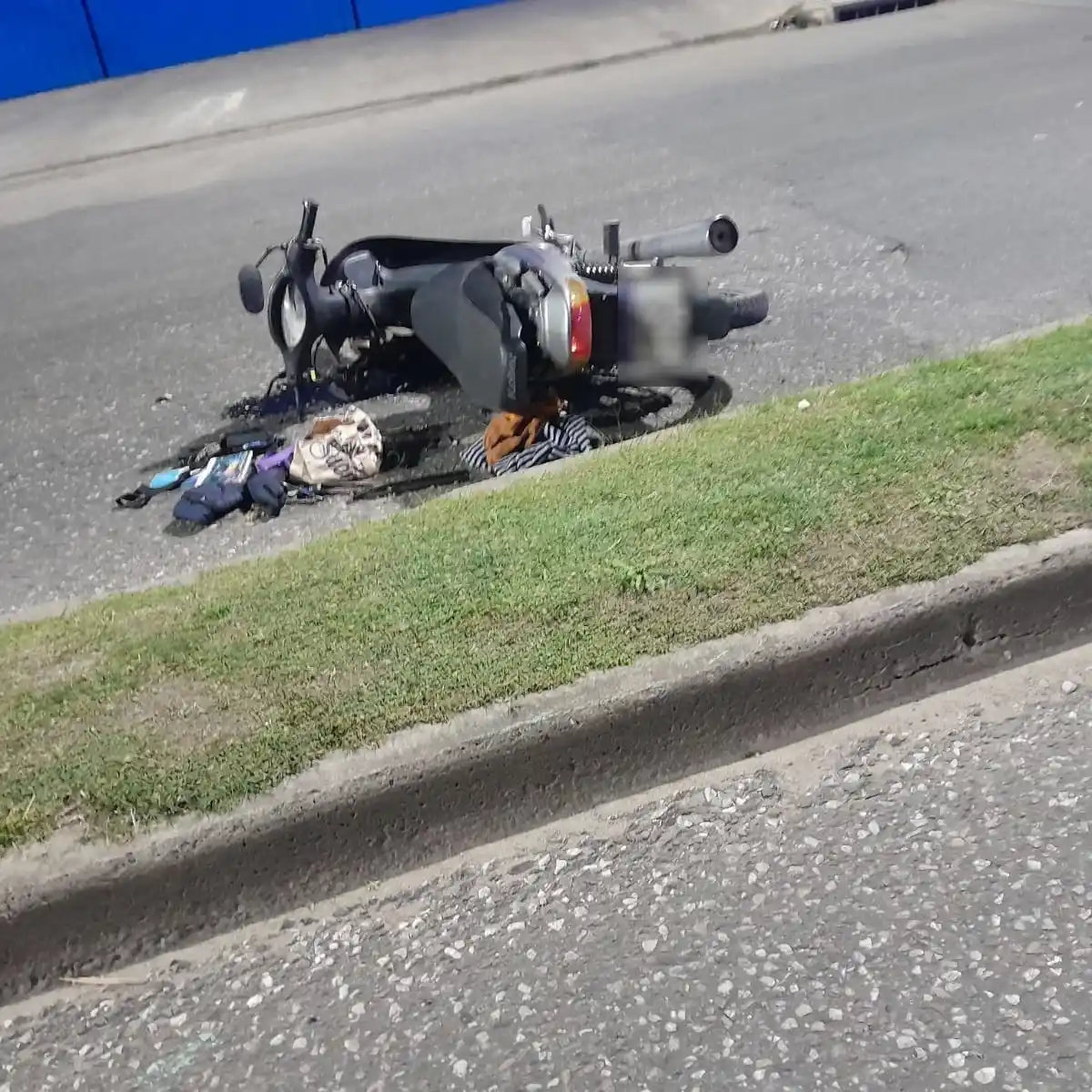 Murió un motociclista en zona oeste.