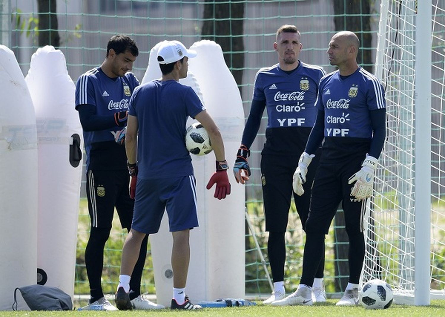 Argentina entrenó penales y se destacó Willy Caballero