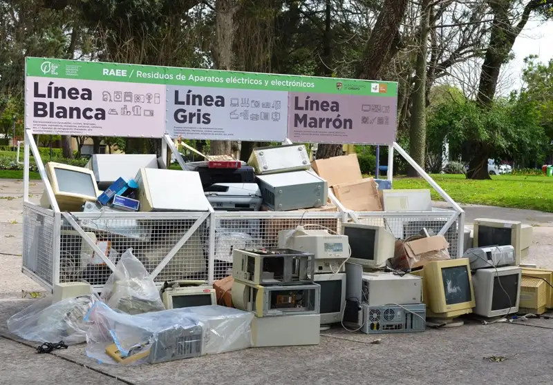 Hoy se recolectan residuos electrónicos