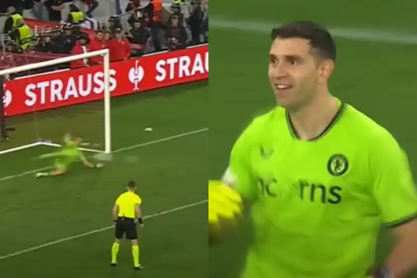 La reacción de un relator francés ante una atajada de Dibu Martínez: “Es terrible volver a ver este bailecito”