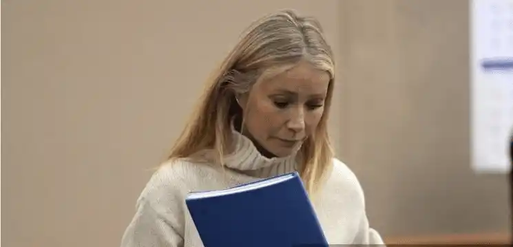 Gwyneth Paltrow solo escuchó. Foto AFP