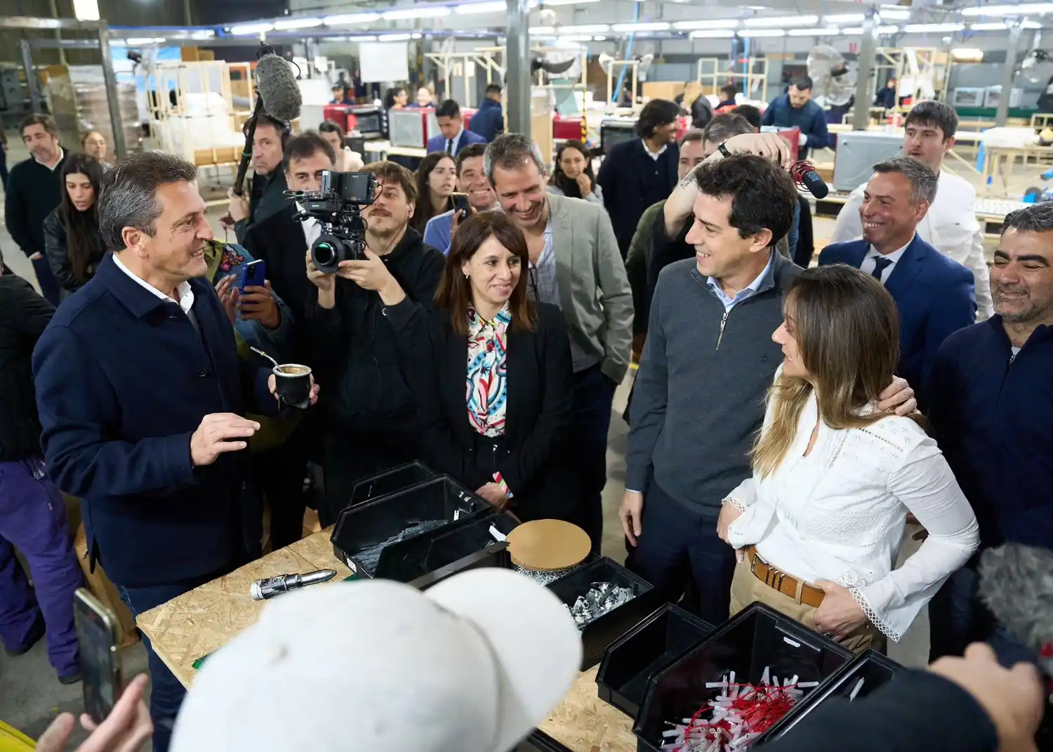 Otro revés para Zamora: Massa y de Pedro se mostraron con Malena Galmarini en Tigre