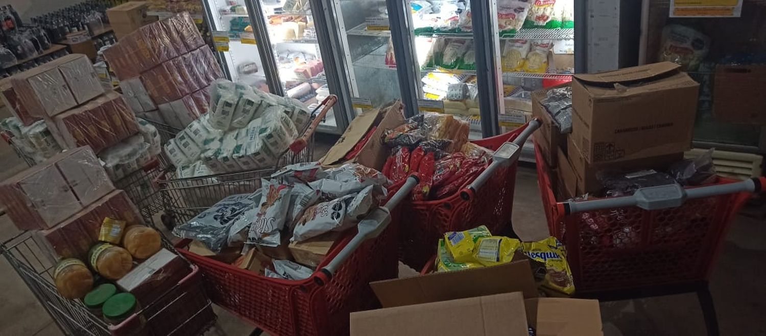 El área de Control secuestró gran cantidad de alimentos durante los procedimientos de la semana pasada.