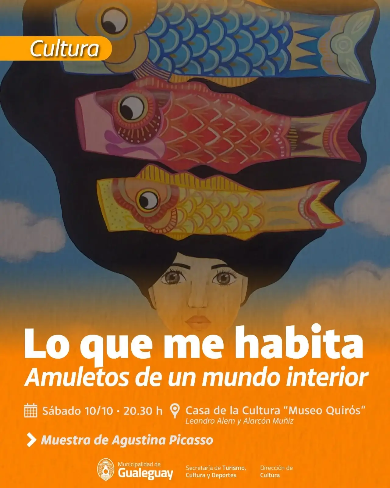 Agustina Picasso presenta su muestra "Lo Que Me Habita" en el Museo Quirós