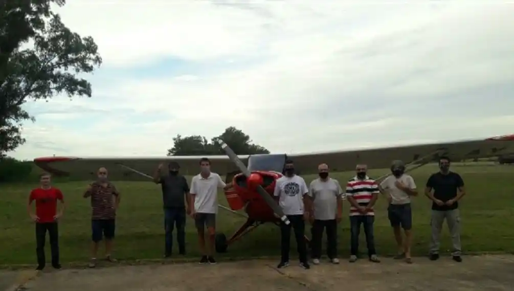 Egresó un nuevo piloto en la Escuela de Vuelo del Aero Club Nogoyá