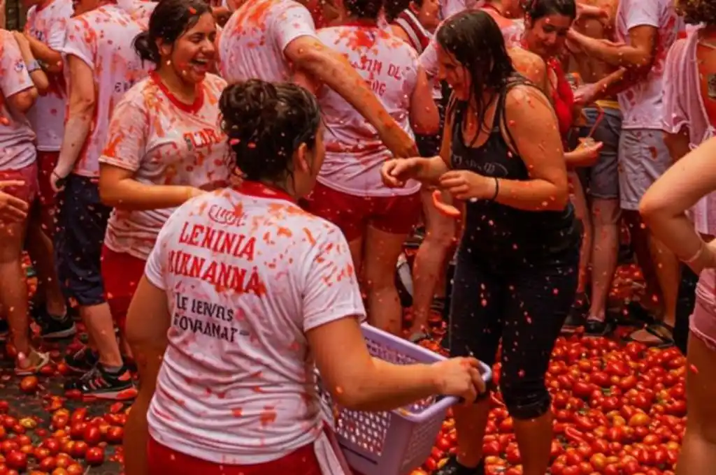 Fiesta de la Tomatina en España