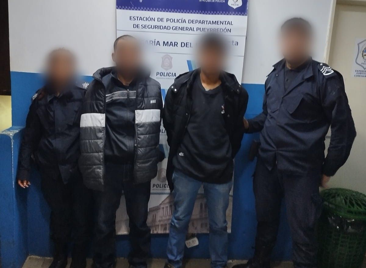 Los sujetos fueron interceptados cuando huían con el auto por Calabria y Pehuajó.