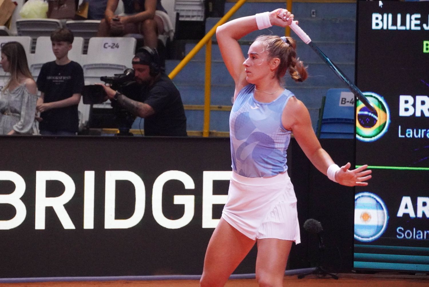 Después de la BJKC, Solana Sierra se bajó del torneo en Chile