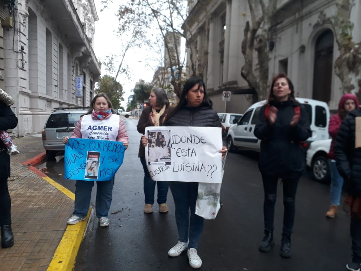 Manifestación: exigen respuestas sobre la desaparición de Luisina Leoncino