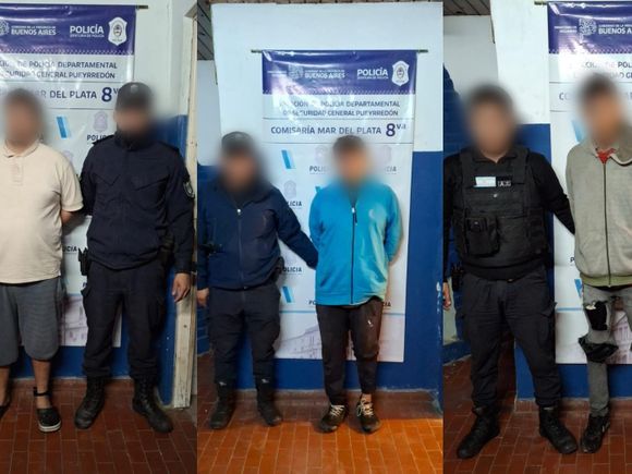 Tres hermanos detenidos en Batán: uno tenía arresto domiciliario por homicidio