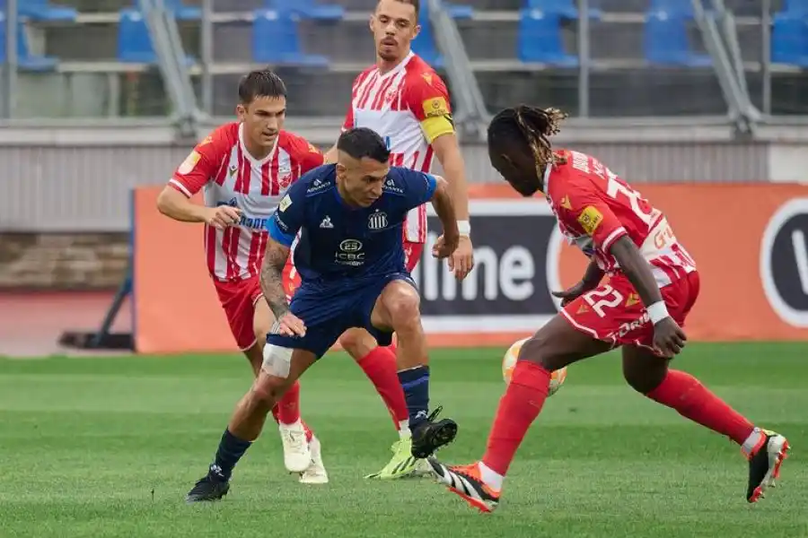 Talleres le ganó al Estrella Roja de Serbia y terminó la gira en Rusia