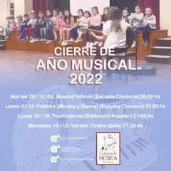 Escuela de Música: continúan las jornadas del cierre de año