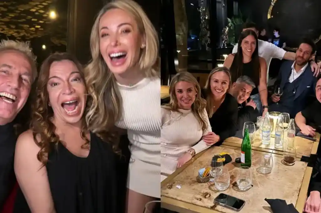 Jésica Cirio junto a los invitados