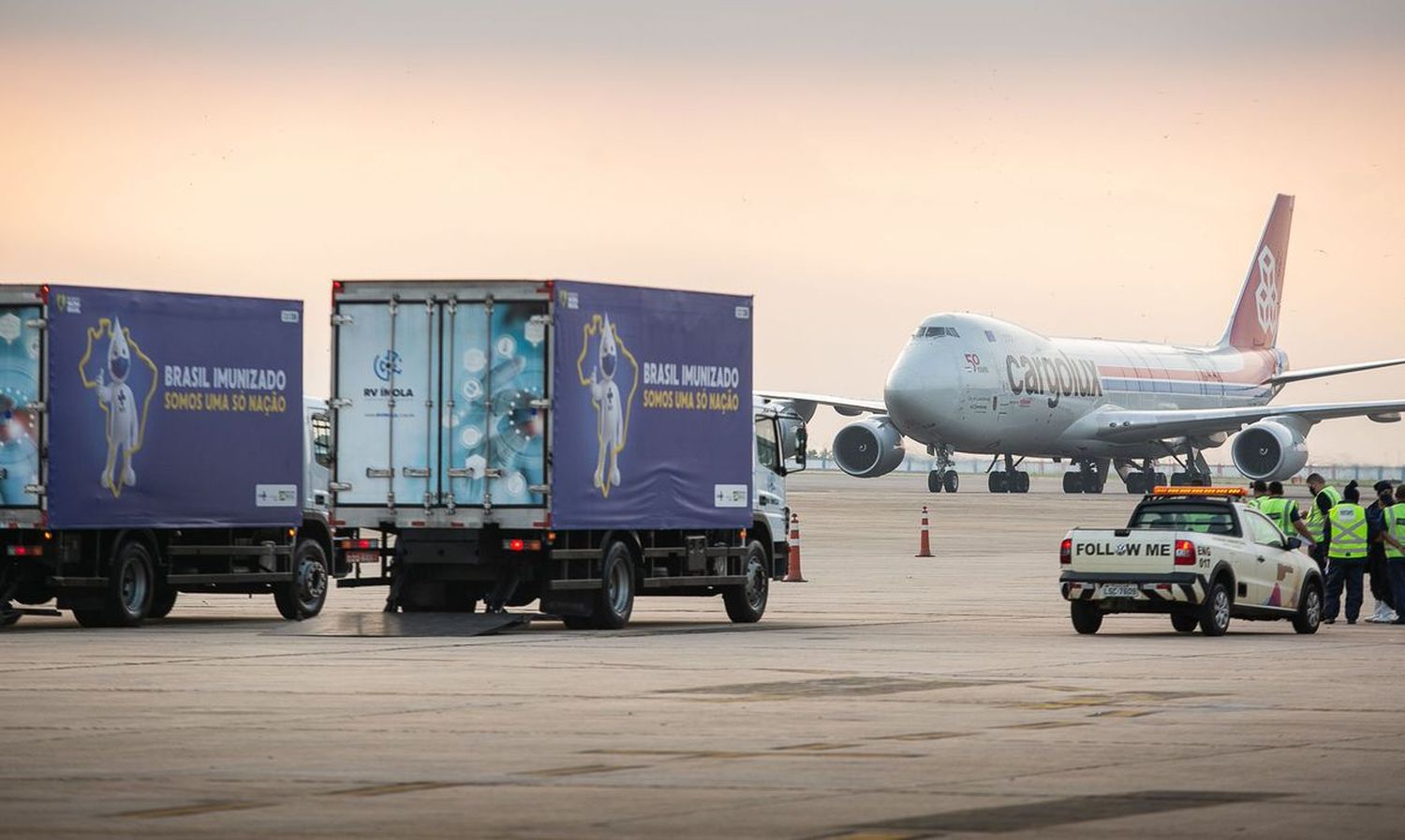 Cargolux trasladó a Brasil insumos para fabricar 12 millones de vacunas