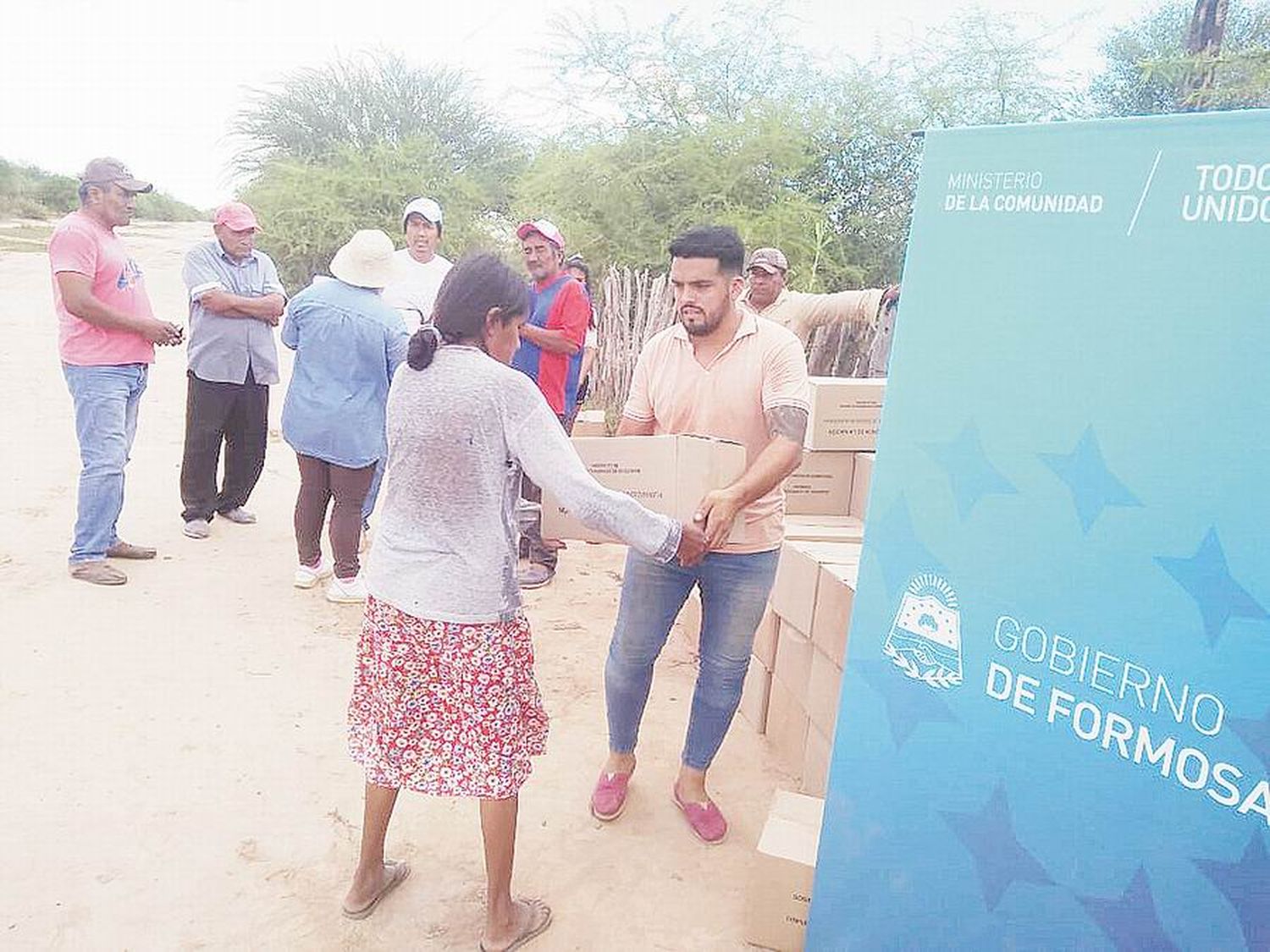 En Formosa los módulos alimentarios 
llegan a 20.000 familias aborígenes