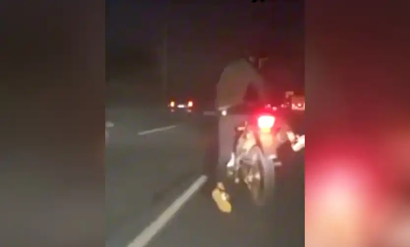Escapó de motochorros que intentaron robarle en la Panamericana