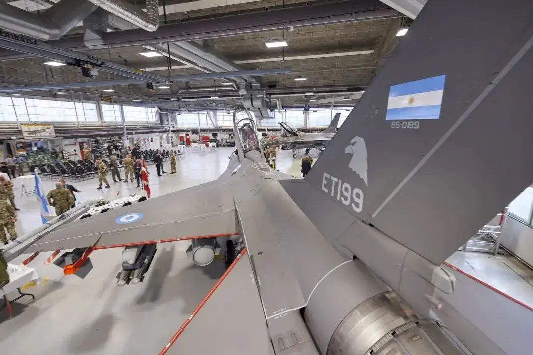 Los F-16 que Argentina compró a Dinamarca